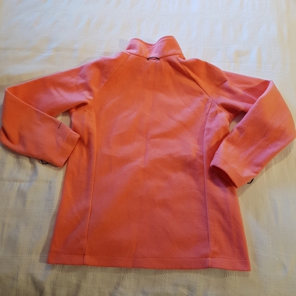 Columbia fleece jacket, inside of a 3 in 1 pink girls large - Picture 6 of 6